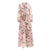 Robe Vintage Vieux Rose Longue