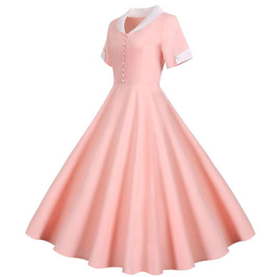 Robe Vintage 50s Rose