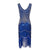 Robe Vintage Années 20 Bleu