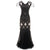 Robe Vintage Années 20 Charleston Noir