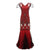Robe Vintage Années 20 Charleston Rouge