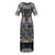 Robe Vintage Années 20 Gatsby Longue Dorée