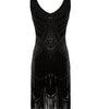 Robe Vintage Années 20 Gatsby Noir