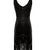 Robe Vintage Années 20 Gatsby Noir