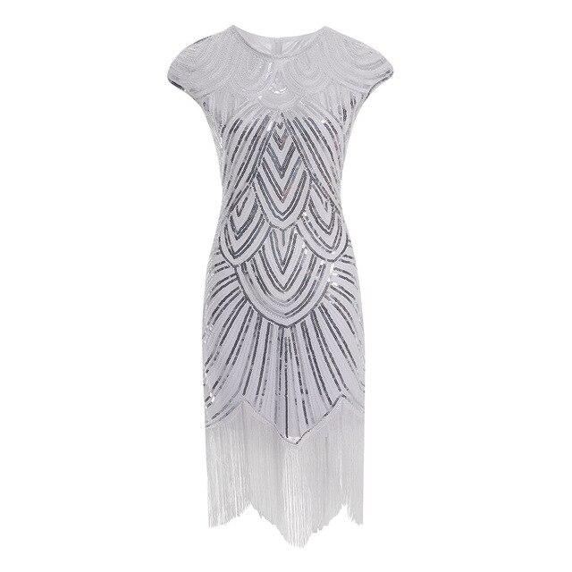 Robe des Années 20 Blanche