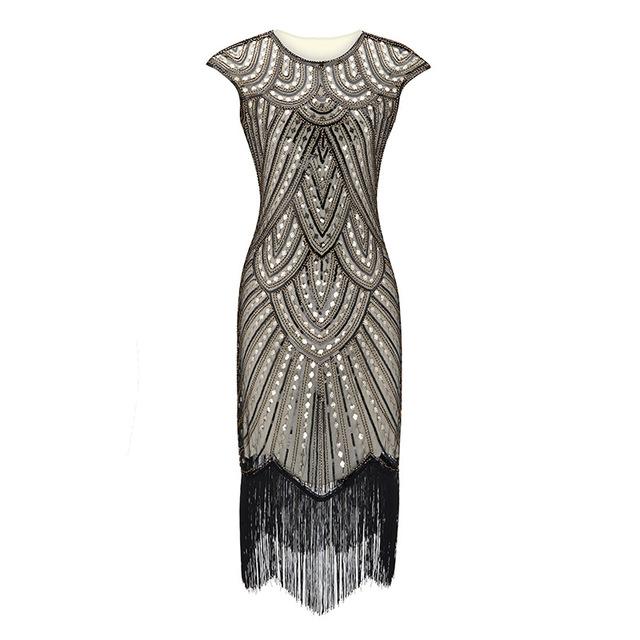 Robe des Années 20 Grise