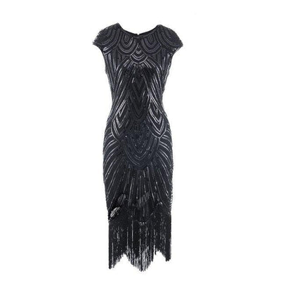 Robe des Années 20 Noire