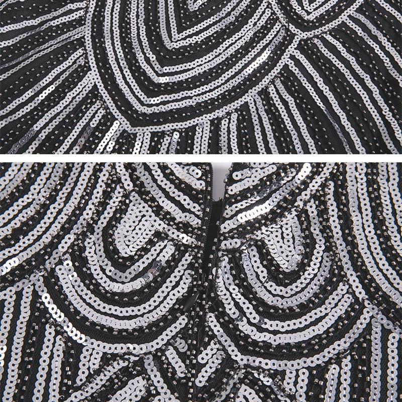 Robe des Années 20 Argent