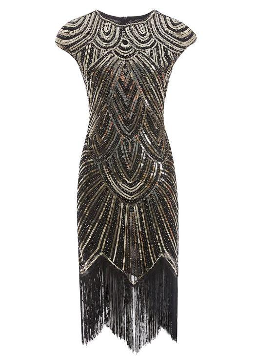 Robe des Années 20 Dorée