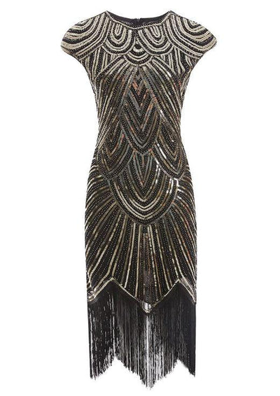 Robe des Années 20 Dorée