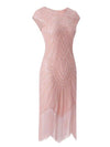 Robe des Années 20 Rose