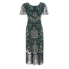 Robe Vintage Années 20 Grande Taille Verte