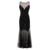 Robe Vintage Années 20 Longue Noir