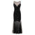 Robe Vintage Années 20 Longue Noir