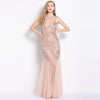 Robe Vintage Années 20 Longue Rose