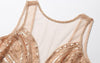 Robe Vintage Années 20 Longue Rose