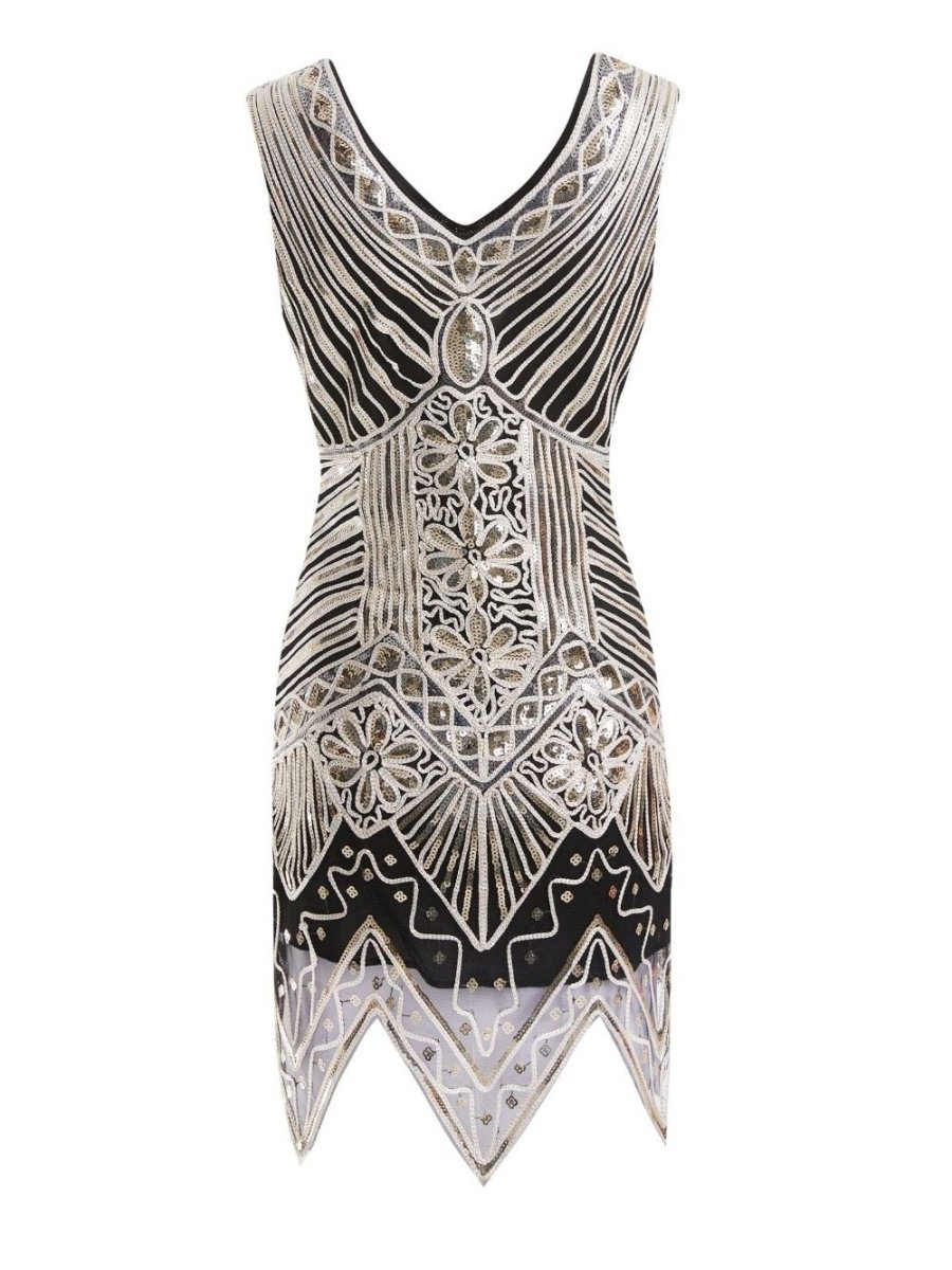 Robe Vintage Années 20 Mi Longue