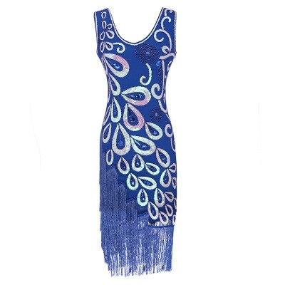 Robe Style Années 20 Bleu