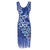 Robe Style Années 20 Bleu