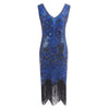 Robe Vintage Années 20 Paris Bleu