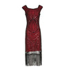 Robe Vintage Années 20 Rétro Rouge