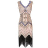 Robe Vintage Années 20 Rose