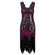 Robe Vintage Années 20 Rose Glamour