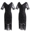 Robe Année 20 Dentelle Sequins