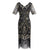 Robe Année 20 Dentelle Dorée