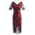 Robe Année 20 Dentelle Rouge