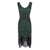 Robe Vintage Années 20 Verte
