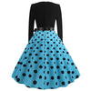 Robe Vintage Bleu Ciel