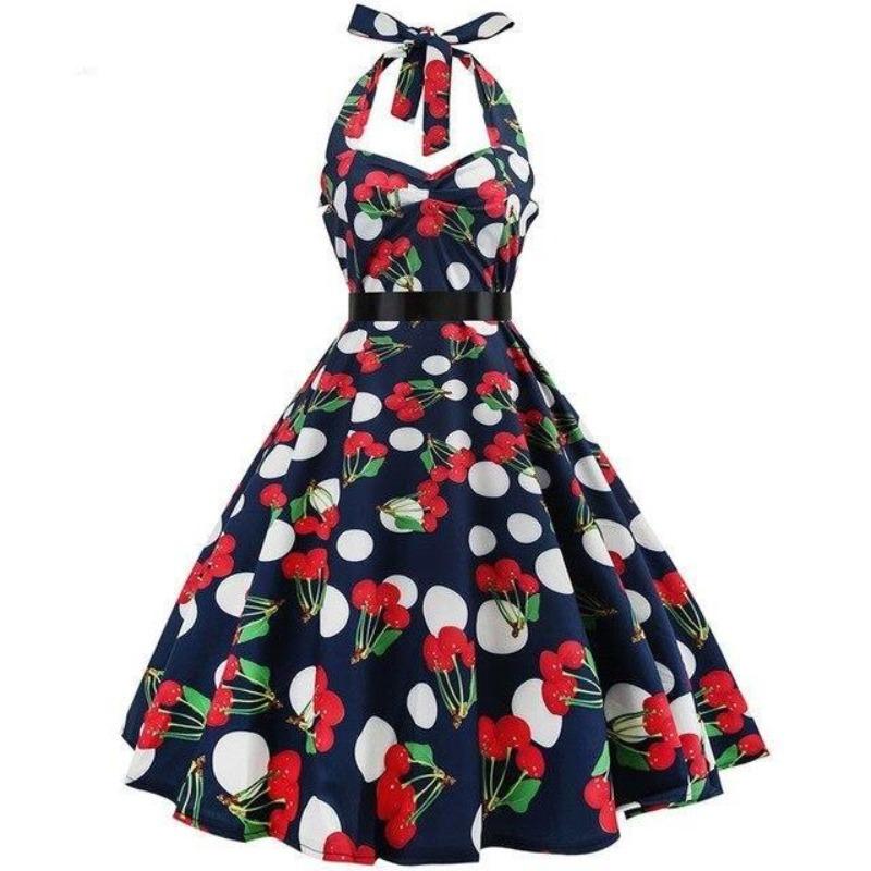 Robe Vintage Cerise
