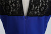 Robe Vintage Dentelle Bleu