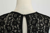 Robe Vintage Dentelle Noir Pois