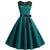 Robe Vintage Dentelle Vert