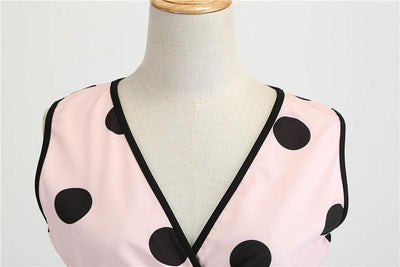 Robe Année 50 Col en V
