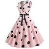 Robe Année 50 Col en V