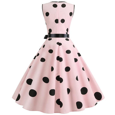 Robe Année 50 Col en V