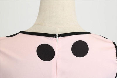 Robe Année 50 Col en V