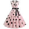 Robe Année 50 Col en V