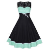 Robe Vintage Grande Taille Dentelle Pastel
