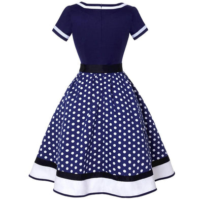 Robe des Années 60 Bleu