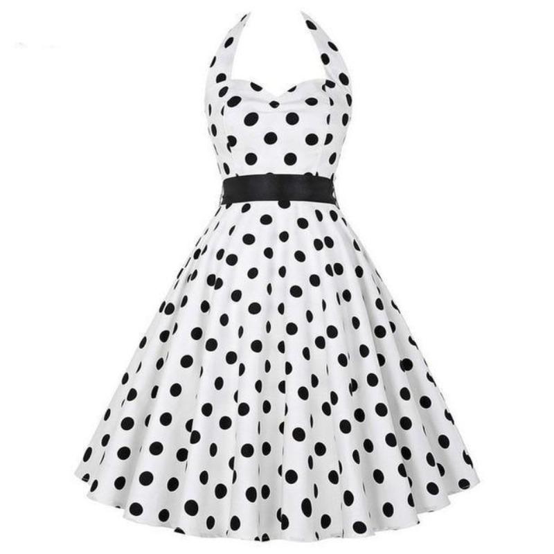 Robe Vintage Noire et Blanche