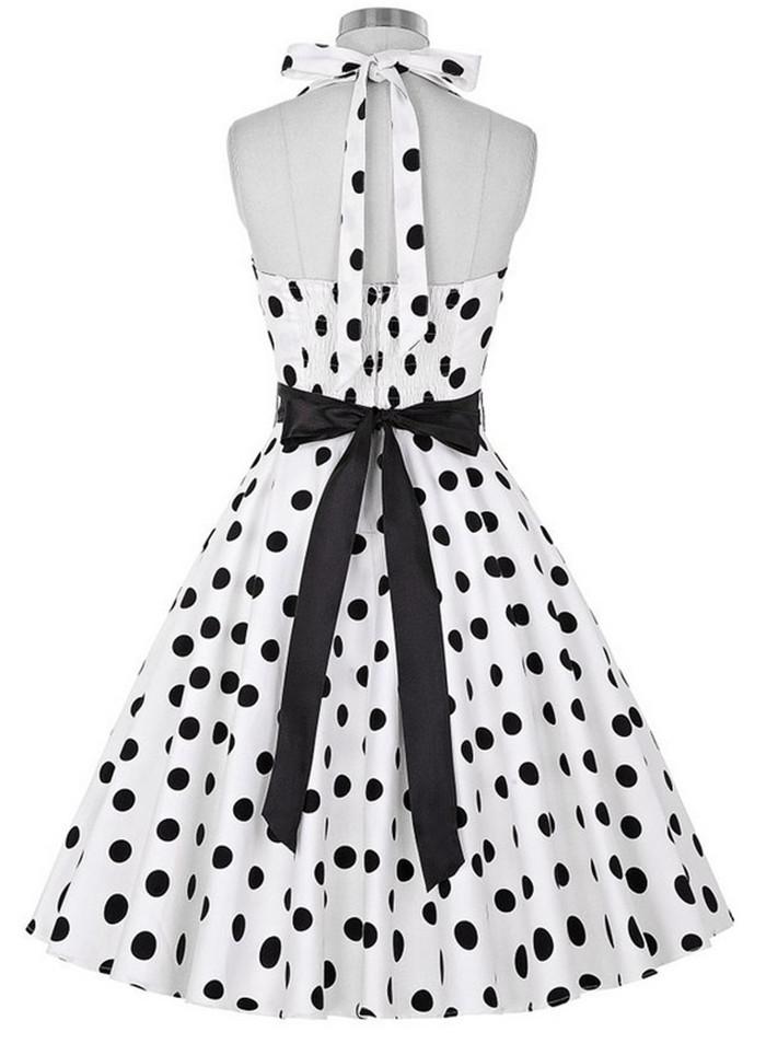 Robe Vintage Noire et Blanche
