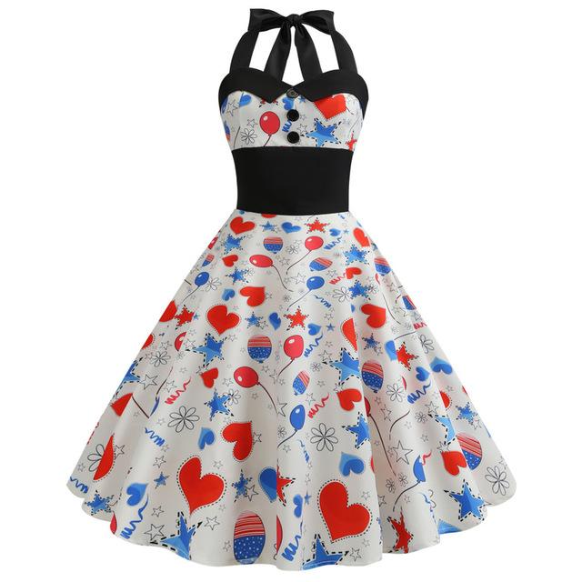 Robe Vintage Pin Up Fête