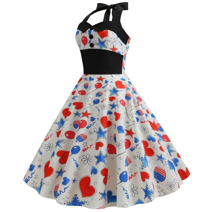 Robe Vintage Pin Up Fête