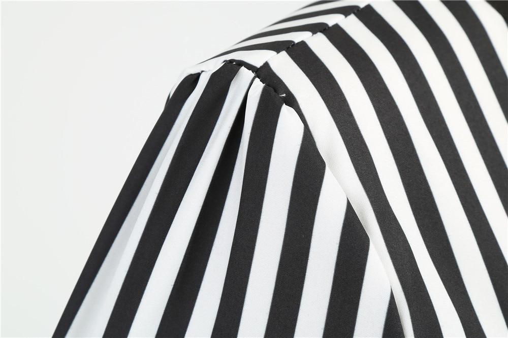 Robe Vintage Rétro Noire et Blanche