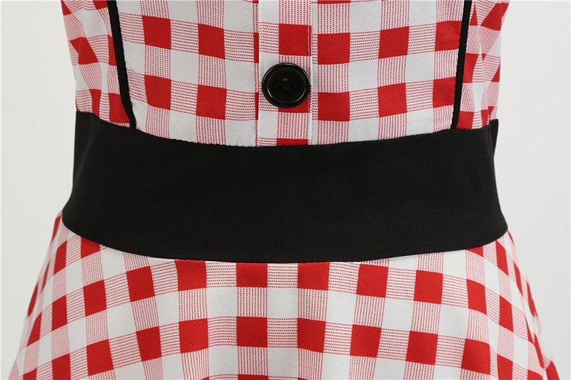 Robe Vintage Rouge et Blanche