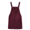 Robe Vintage Velour Ado Bordeaux